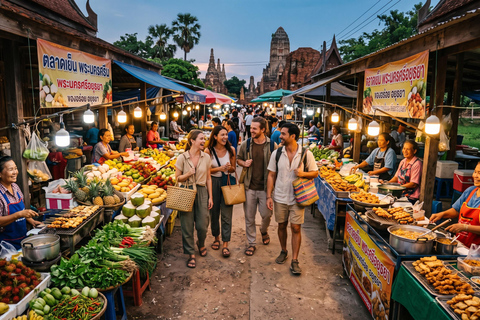 From Bangkok: 2-Day Ayutthaya Cooking Class & Temples Tour