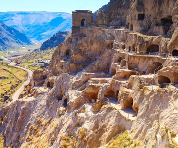Vardzia. Lake Paravani, Khertvisi & Lomsia castle, Rabati