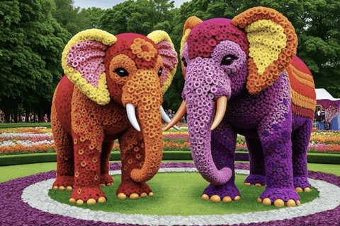 Dubai: Dubai Garden Glow - Dinosaur Park and Fantasy Park Dubai Garden Glow - Dinosaur Park and Fantasy Park