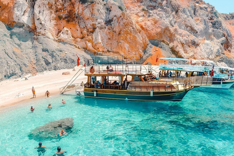 Antalya : Excursion en bateau sur l&#039;île de Suluada avec déjeuner et transferts