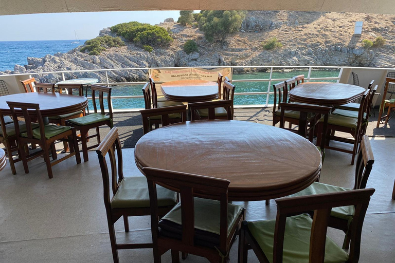 From Marmaris: Turtle Beach & Mud Bath By Boat Marmaris Dalyan Boat Tour w/Tutle Beach and Mud Bath