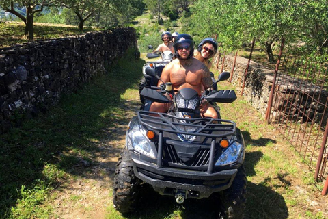 Split: ATV Quad Tour Adventure with waterfall swimming Tandem Ride