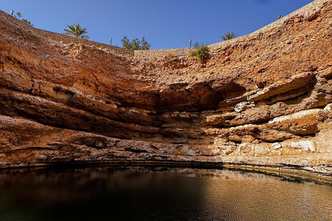 Wadi Shab Hike, Fins Beach Swim & Bimmah Sinkhole Tour