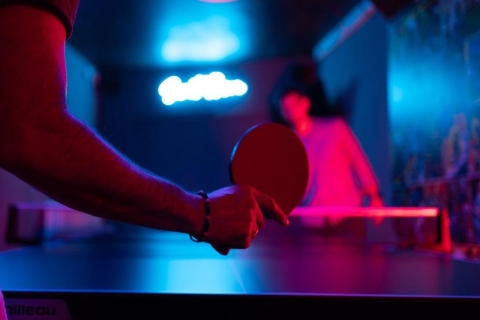 The Hague: Secret Ping Pong Bar, speak easy table tennis bar