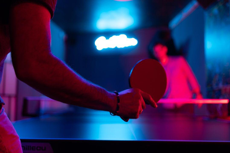 The Hague: Secret Ping Pong Bar, speak easy table tennis bar