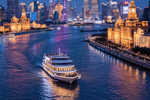 Shanghai Jinling East Road Pier Night Cruise: City Landmarks