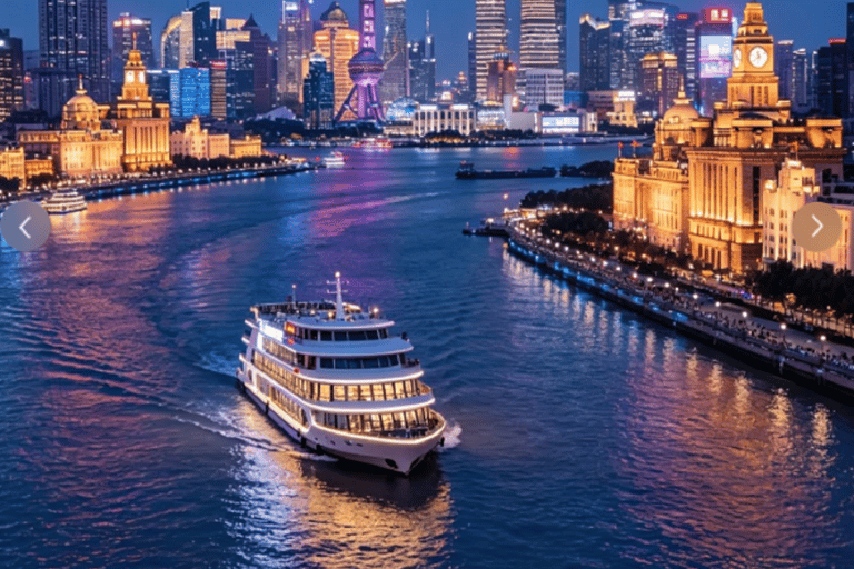 Shanghai Jinling East Road Pier Night Cruise: City Landmarks
