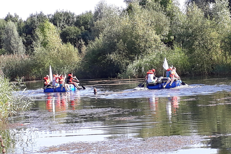 Sommerhausen near Würzburg: Exclusive group raft building