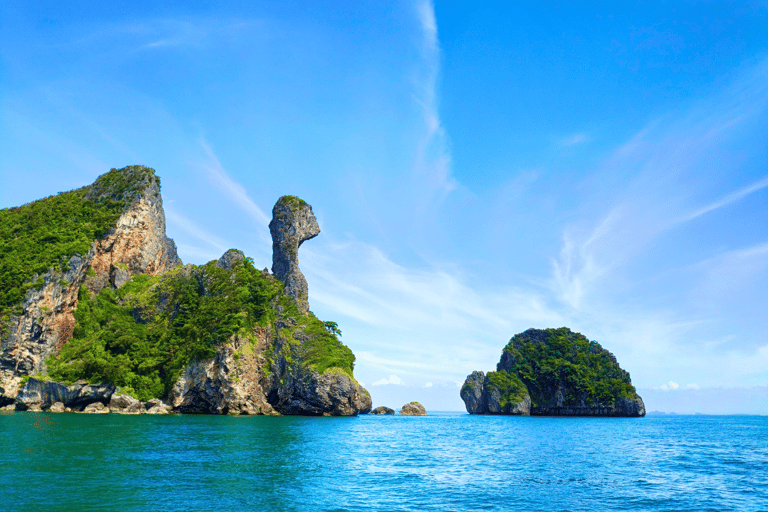 Krabi Sunrise 4 ilhas em um barco antigo de luxo (JOIN)Krabi Sunrise 4 ilhas de lancha rápida PARTICIPA