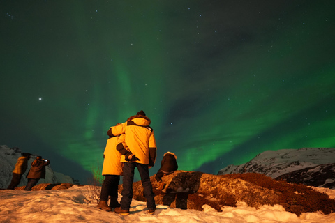 De Tromsø: Excursão à aurora boreal com bebidas quentes e fotos