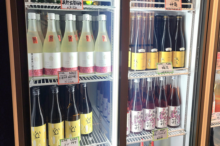 12 types of Sake Tasting in Kyoto