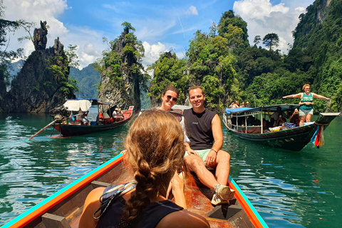 Från Krabi : Khao Sok Lake Tour i dagsutflykt