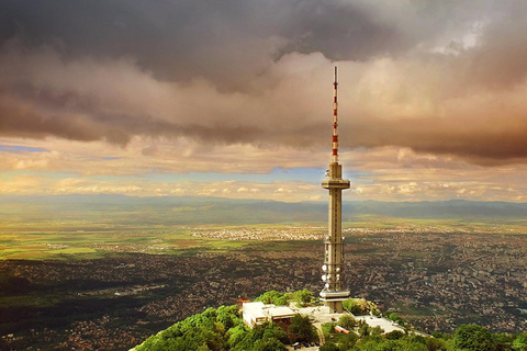 Sofia from the Top and Alexander Nevski Cathedral