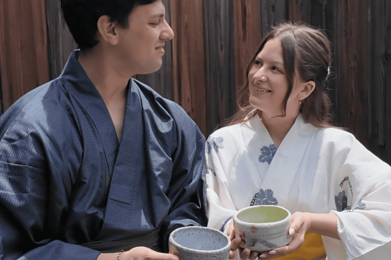 Kyoto: 100% Private Tea Ceremony, Calligraphy, and Kimono All-in-One Cultural Experiences Includes a Local Kyoto Walk