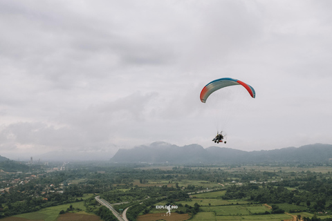 Paramotor Flight Experience in Vang Vieng, Laos