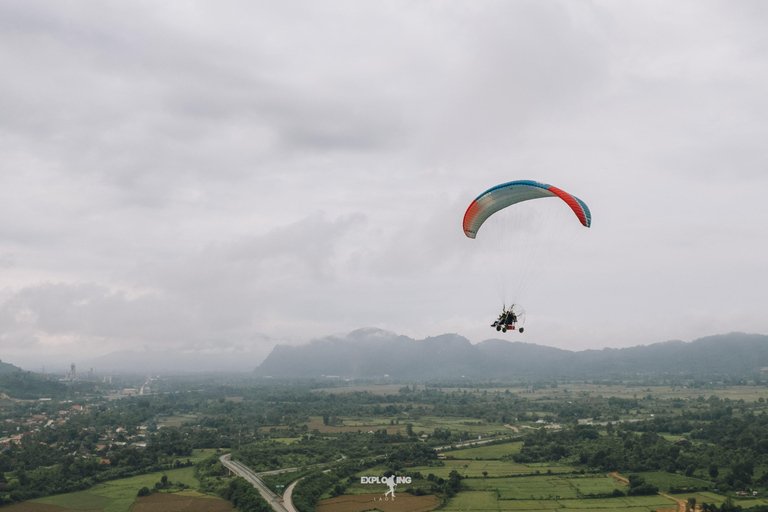 Paramotor Flight Experience in Vang Vieng, Laos