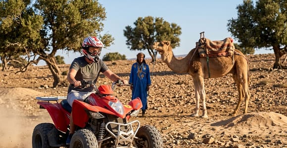 Agadir: Quad & Camel Ride with Tea in Berber Tent