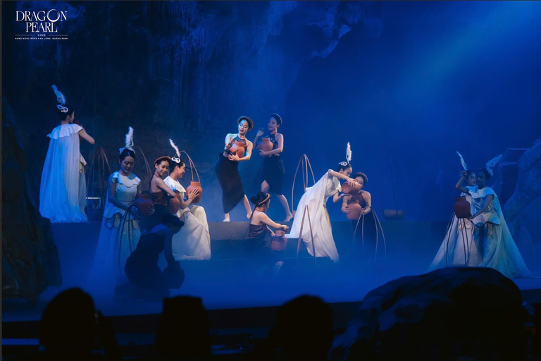 Baia di Bai Tu Long: cena nella grotta e spettacolo artistico immersivo