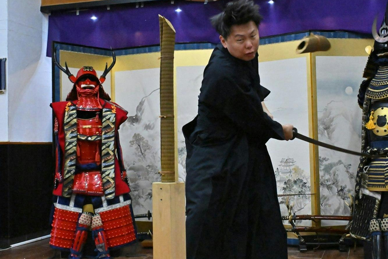 Trial slashing in Bushido with Samurai Sword real sharpnes Trial Cutting+Video shooting