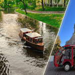 Riga Combo: tour in barca e giro in elettrobus nel centro storico