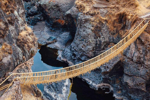 From Cusco: Qeswachaka Inca Bridge | Pabellones Volcano |