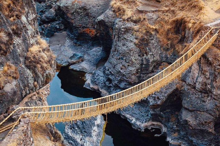 From Cusco: Qeswachaka Inca Bridge | Pabellones Volcano |