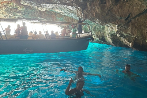 Excursion en bateau rapide dans les grottes bleues depuis Kotor