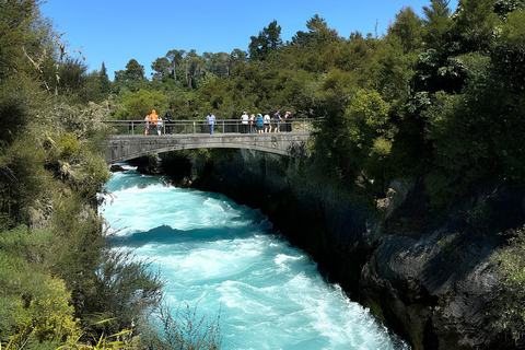 Rotorua i Taupo z gejzerem Waiotapu i LadyKnox oraz wodospadem Huka