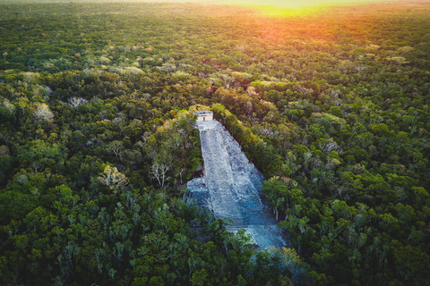 Z Cancún lub Riviera Maya: Cobá i Río Secreto – wycieczka 1-dniowaWycieczka do Coba i Río Secreto z Cancún