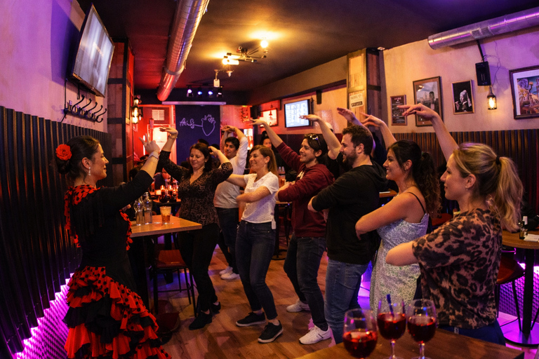 Flamenco Class Madrid with Unlimited Sangria