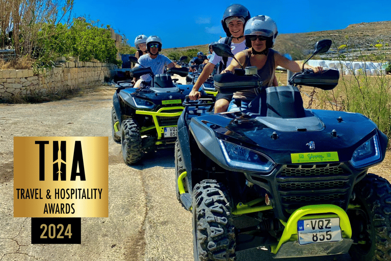 From Malta: Gozo &amp; Comino Full-Day Quad Bike Tour with Lunch1 Quad Bike for 2 Persons (Shared)