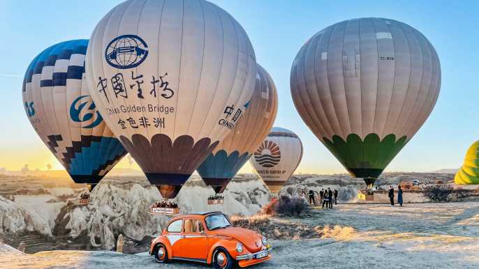 Capadocia: vuelo en globo aerostático al amanecer en Göreme