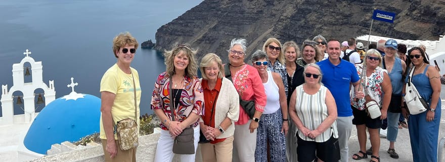 Santorin : les incontournables en une demi-journée lors d'une visite en petit groupe