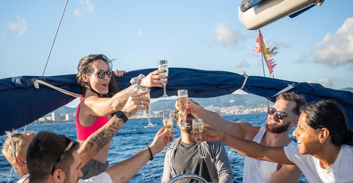 Barcelona Badalona: Sailboat Tour, Snacks, Drinks, Swimming — a boat tour from Barcelona, Spain