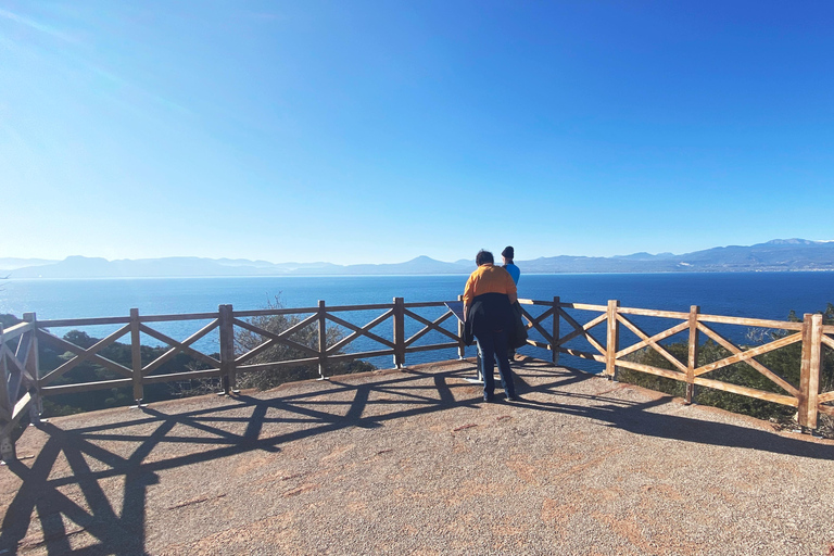 Athènes : Lac Vouliagmeni Corinthia, coucher de soleil et baignade dans l&#039;Héraion