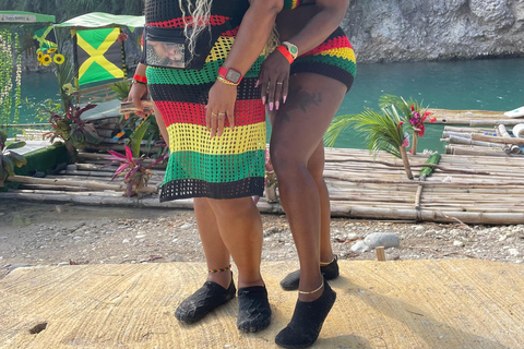 Montego Bay: Lethe River Rafting with Limestone Massage Customized bamboo rafting+Lime stone massage