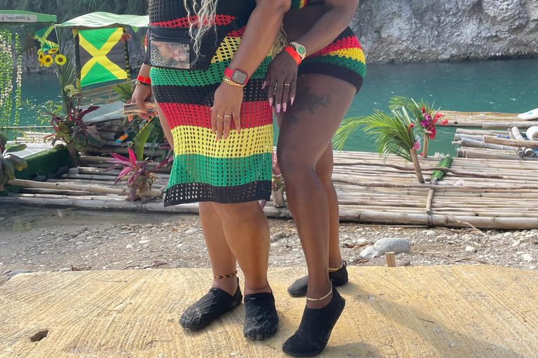 Montego Bay: Lethe River Rafting with Limestone Massage Customized bamboo rafting+Lime stone massage