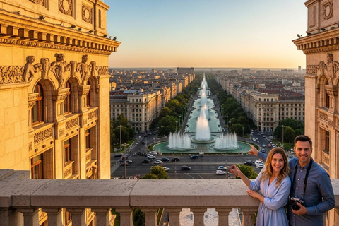 Bucharest: Parliament, Ceausescu House & Village Museum Tour Audio guide in 24 languages