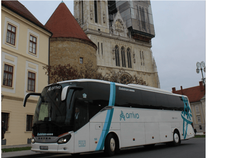 Bus Connecting between Zadar and Zagreb Singe from Zagreb to Zadar