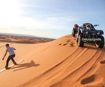 1 Hour Merzouga Desert Quad Biking Tour & Sandboarding