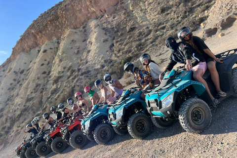 Agadir & Taghazout: Quad Beach & Mountain Adventure with Tea quad bike full day to paradis valley