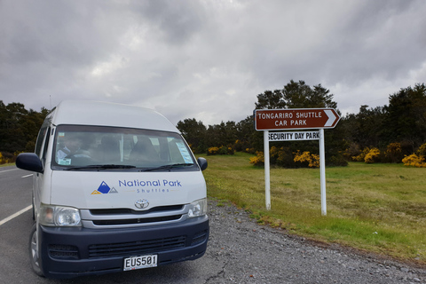 Tongariro Crossing One Way from Ketetahi Secure Park n Ride.