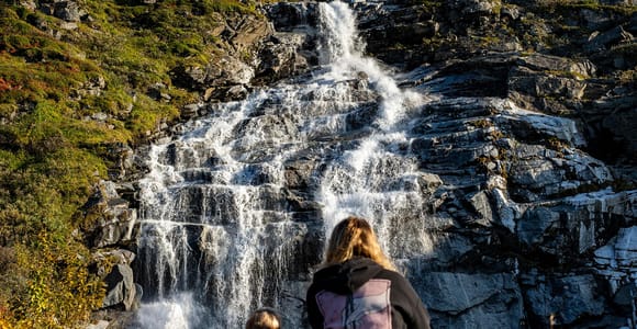 From Kiruna: Abisko, Björkliden & Låktatjåkka Waterfall Tour