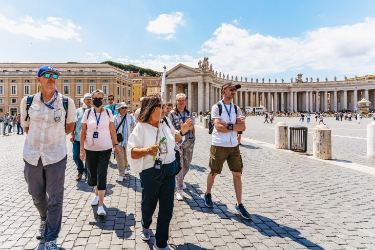Rome: rondleiding Sint-Pietersbasiliek, plein en grottenRondleiding in het Engels en Italiaans