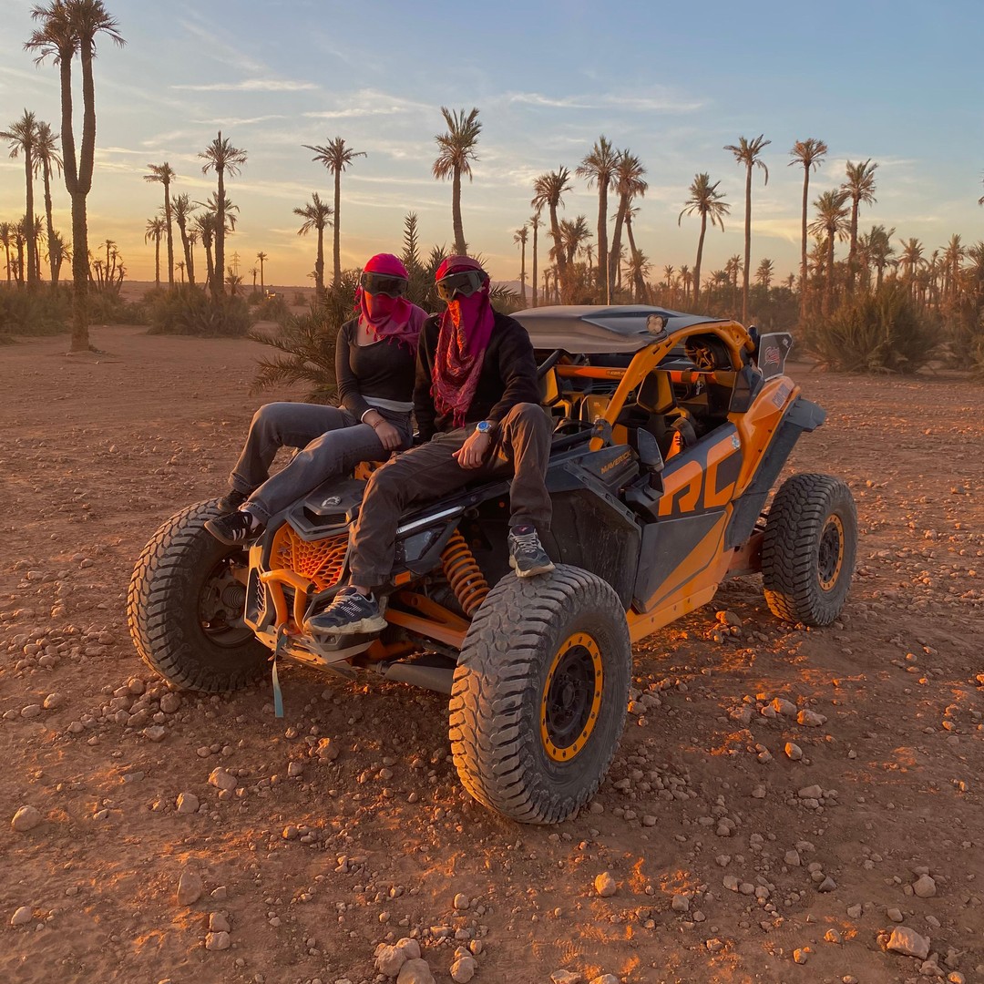 Marrakech : excursion en Can-Am X3 XRC dans la Palmeraie avec thé