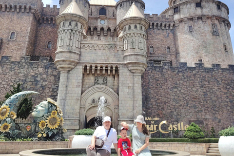 Da Nang: Ba Na Hills Late Start, Foot Massage & Local Food 4s private car + Cable car QR code ticket | NO guide & lunch