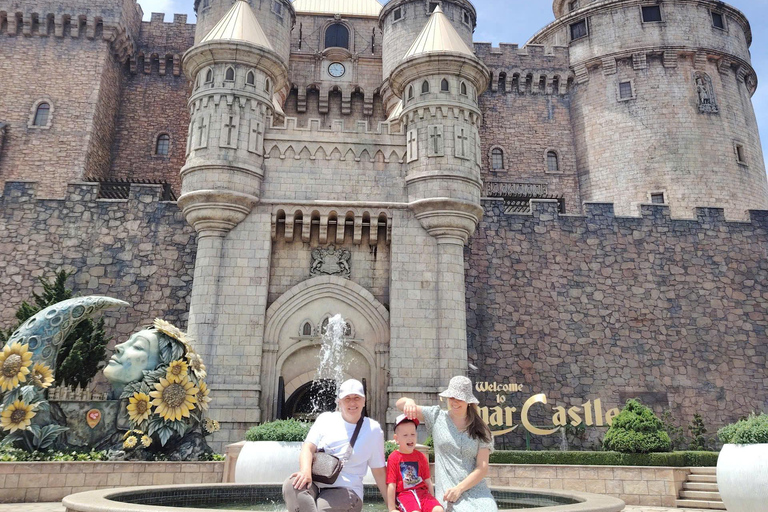 Da Nang: Ba Na Hills Late Start, Foot Massage & Local Food 4s private car + Cable car QR code ticket | NO guide & lunch
