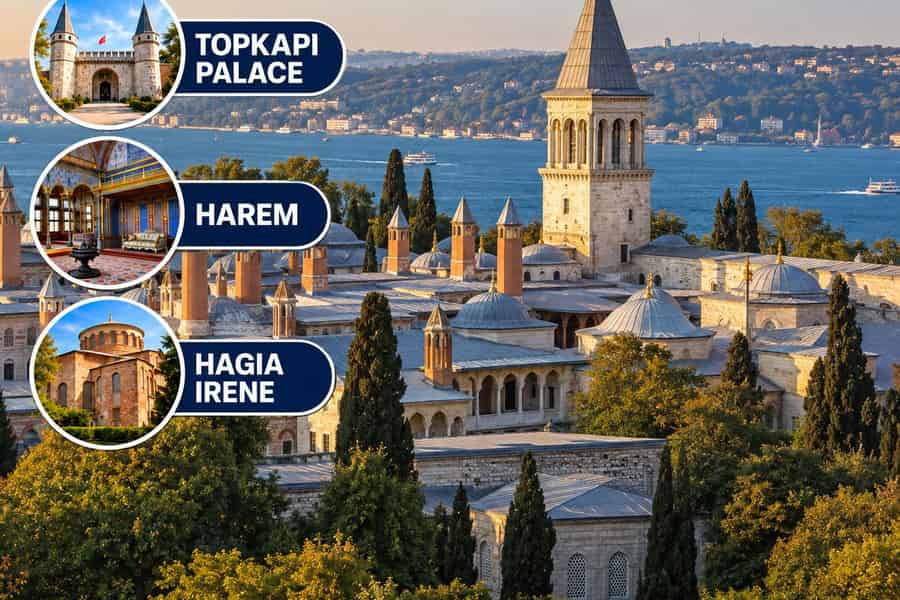 Topkapı-Palast: Komplette Tour mit Harem & Hagia Irene. Foto: GetYourGuide