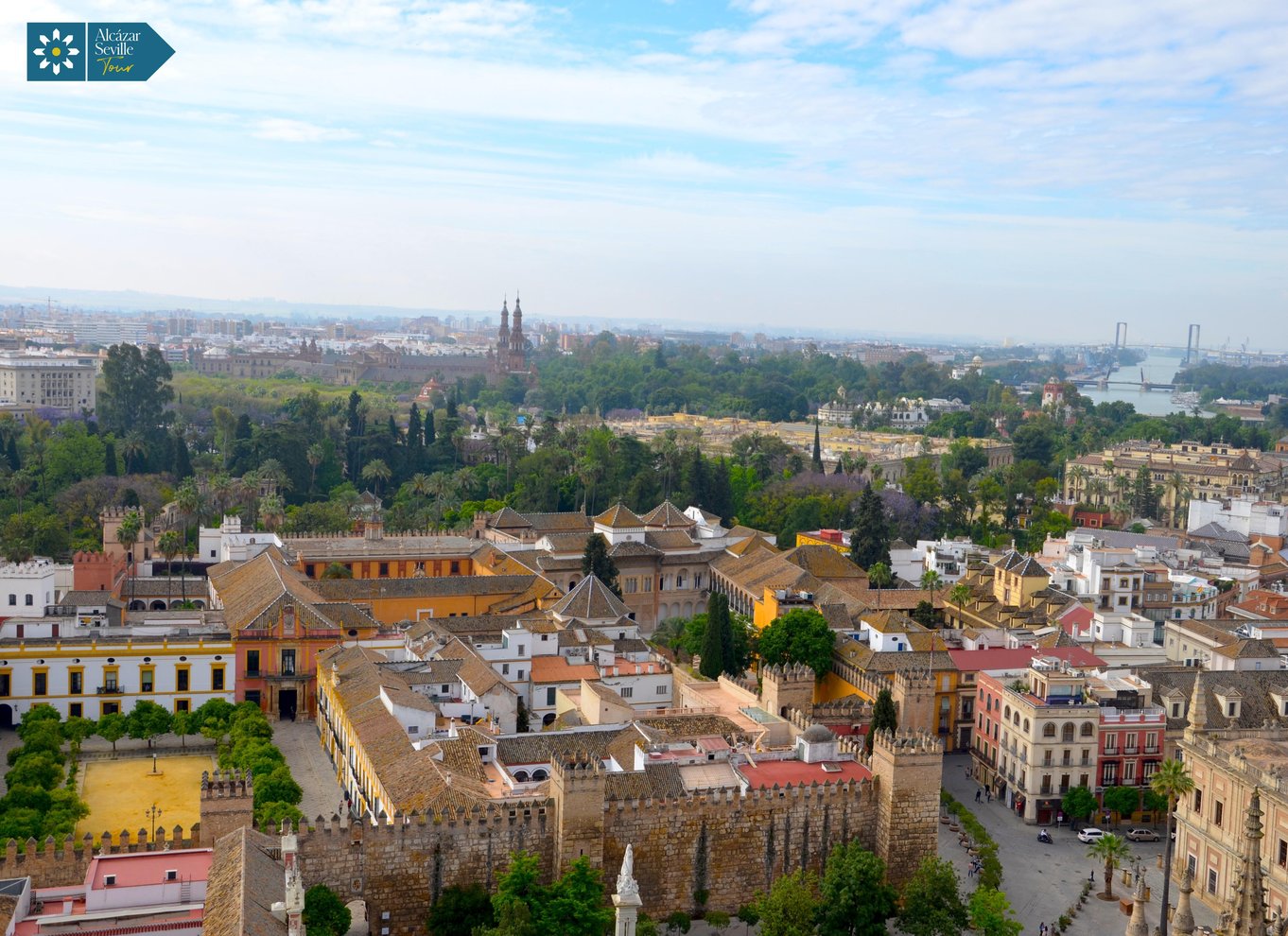 Sevilla: Katedralen, Giralda og Royal Alcázar guidet tur