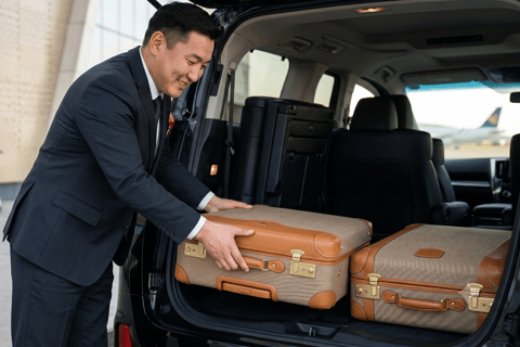 Ulaanbaatar: UBN Airport Private Transfer ⇄ City Center Arrival: UBN Airport to hotel in Ulaanbaatar city center